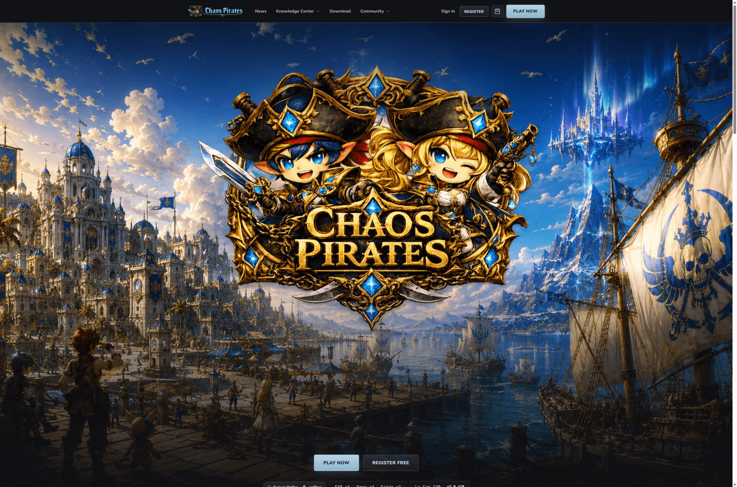 Chaos Pirates project visual